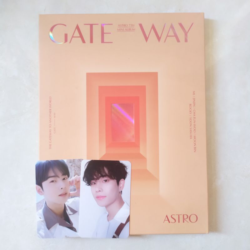 Wts unsealed official astro album gateway time traveler ver fullset mj eunwoo pc photocard gateway