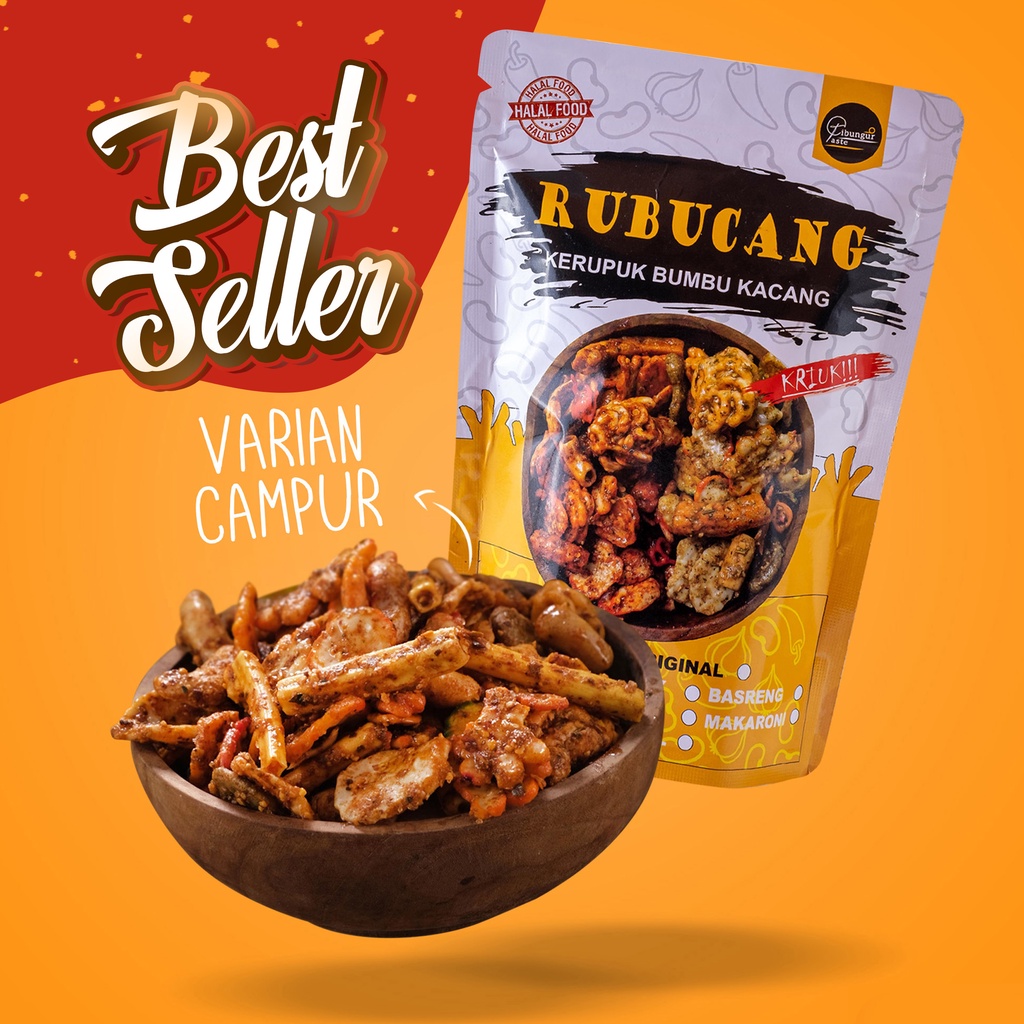 

RUBUCANG campur kerupuk bumbu kacang CILEUNGSI KULINER 200gr