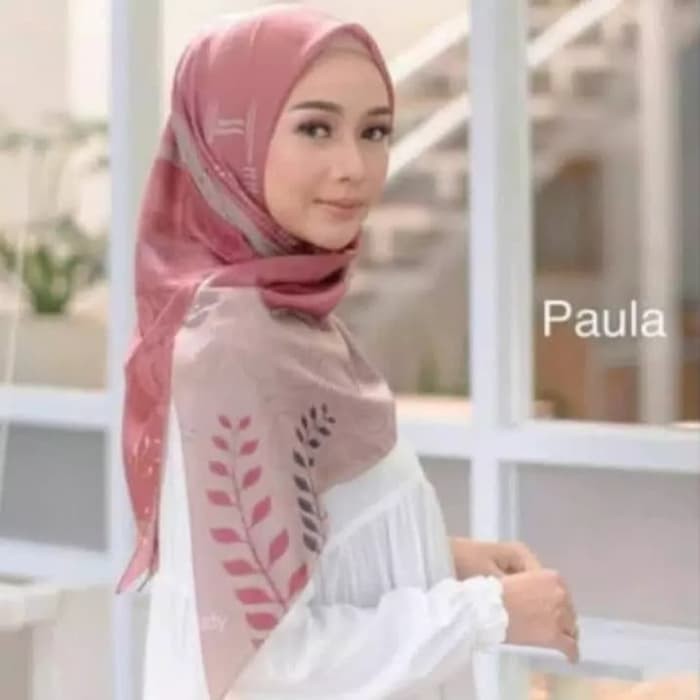 Promo Hijab Segi Empat Hijab Deenay Kw Kerudung Deenay Kw My Lady Paula - Lasercut Limited