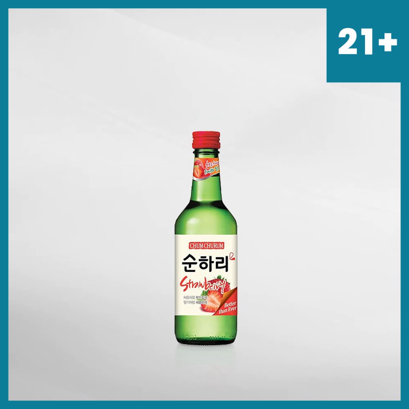 Chumchurum Soju Strawberry 360 Ml ( Original &amp; Resmi By Vinyard )