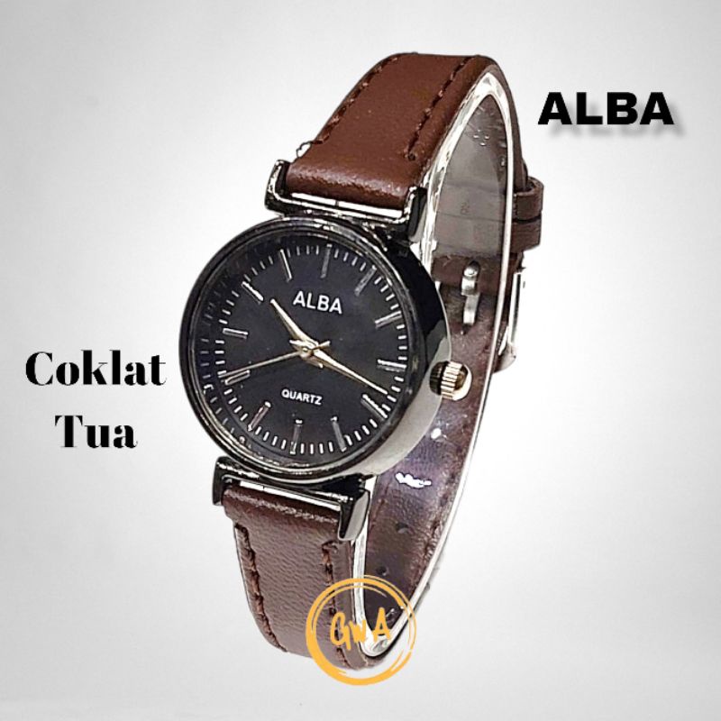 Jam Tangan Cewek Kalep Alba Fashion Free baterai