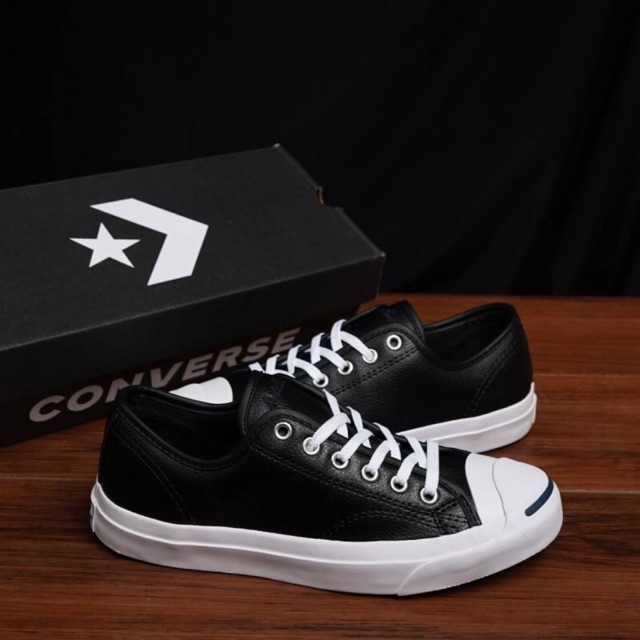 harga converse jack purcell leather black