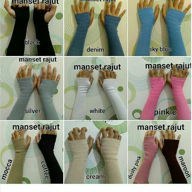 Handsock jempol rajut