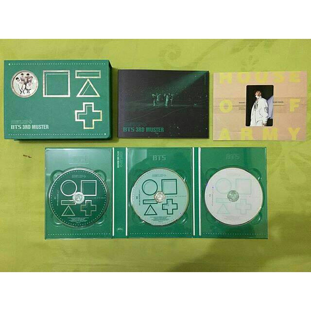 BTS 3RD MUSTER DVD + SUGA PHOTOCARD