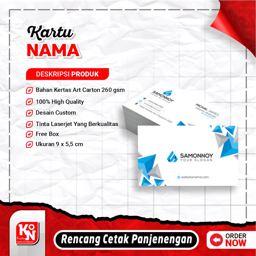 

Cetak Kartu Nama | Bisnis Card | Bussiness Card