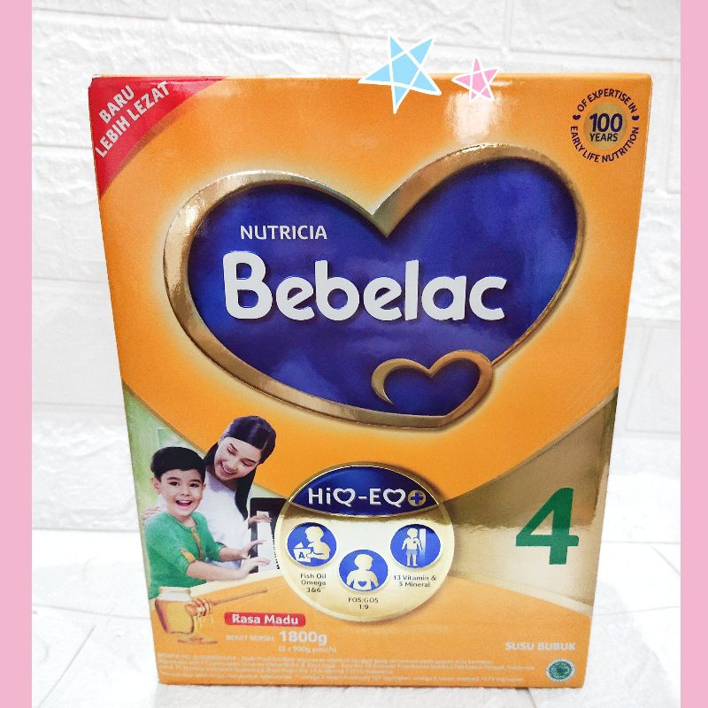 Bebelac 4 Madu jumbo box 1800 gram