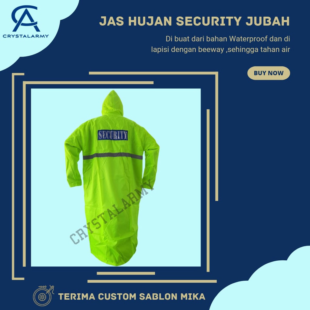 JAS HUJAN SECURITY JUBAH