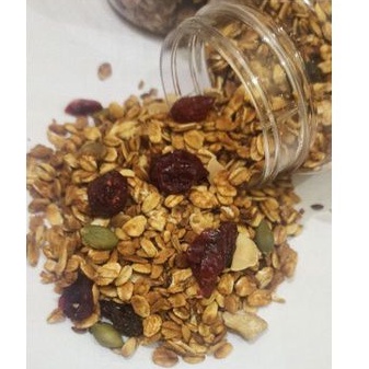 

Granola Sereal Nutreo Blast 275Gr, Makanan Diet Sehat, 14 Macam Biji Bijian, Gandum, Buah Kering,