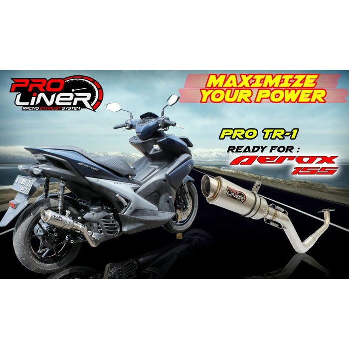 proliner yamaha aerox 155 short silver tr1