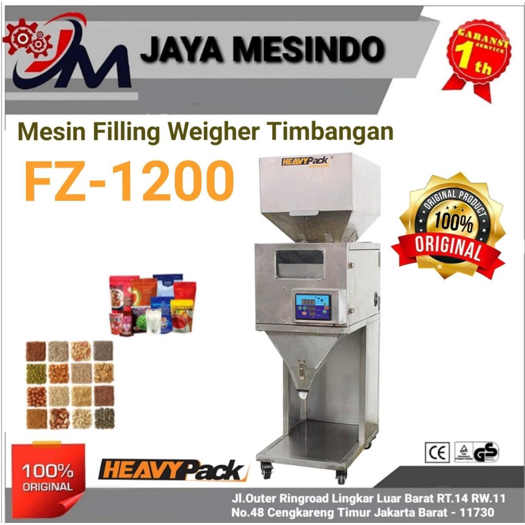 Mesin Filling Weigher Timbangan FZ-1200 HEAVYPACK