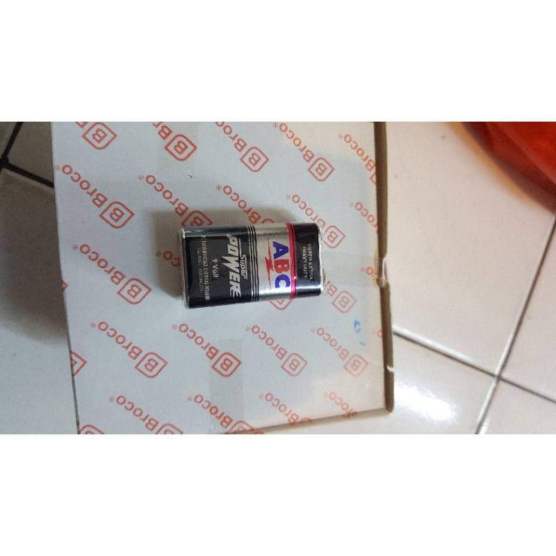 batu baterai ABC Power 9volt batrai kotak batrai abc 9v