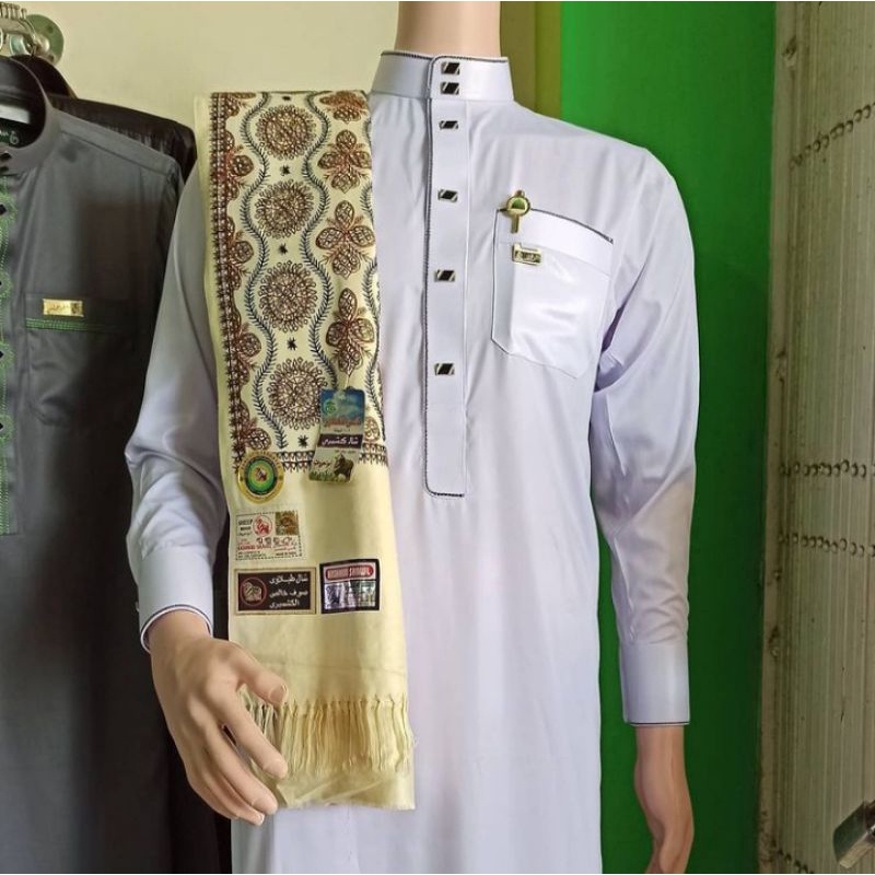 Gamis annun bahan polyster saudi / gamis pria / gamis an nun