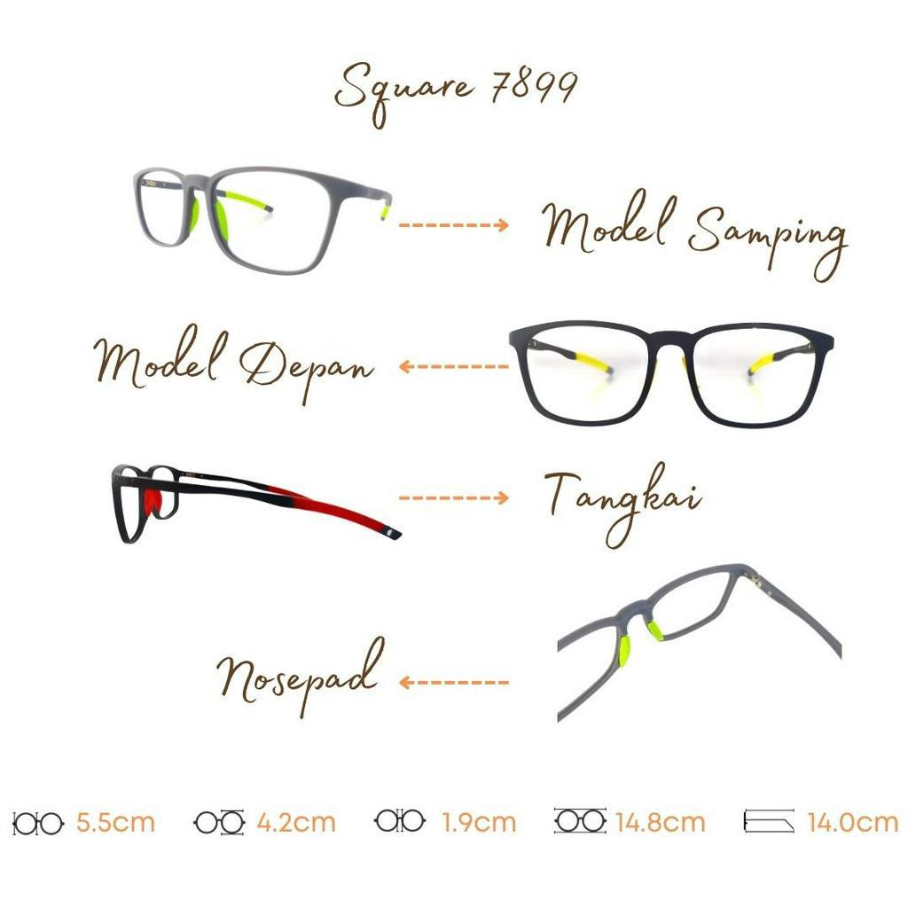PAKET FRAME LENSA KACAMATA TYPE 7899