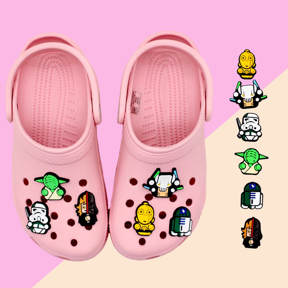 shoe charms Jibbitz perang bintang kartun anime Crocs Sepatu DIY Dapat Dilepas berlaku untuk sandal Lubang Sepatu decorate accessories hadiah sepatu anak