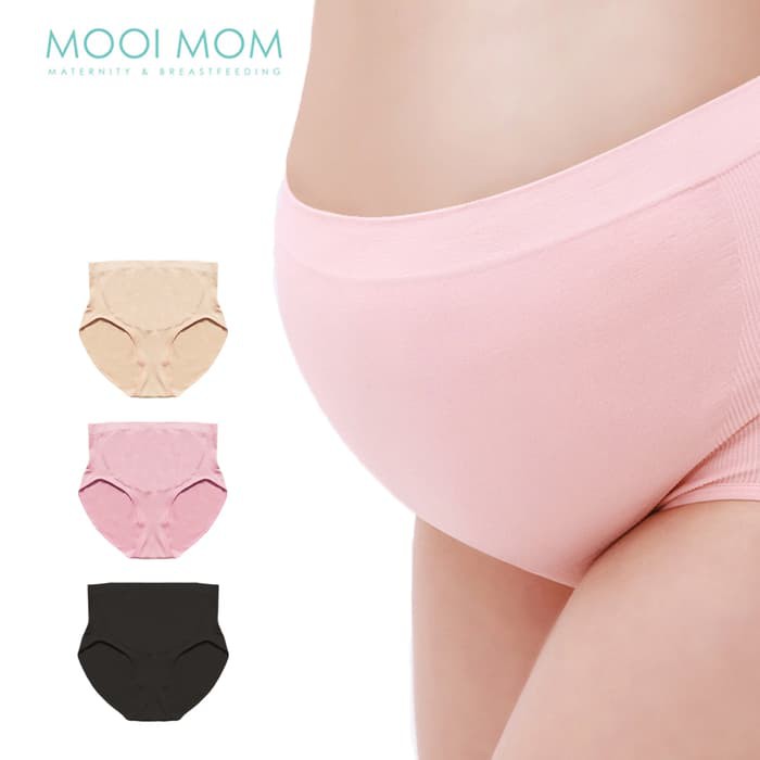 Mooimom - Seamless High Waist Maternity Brief