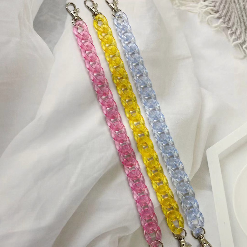 Korean soft color acrylic bead bracelet suitable for all kinds of mobile phone cases