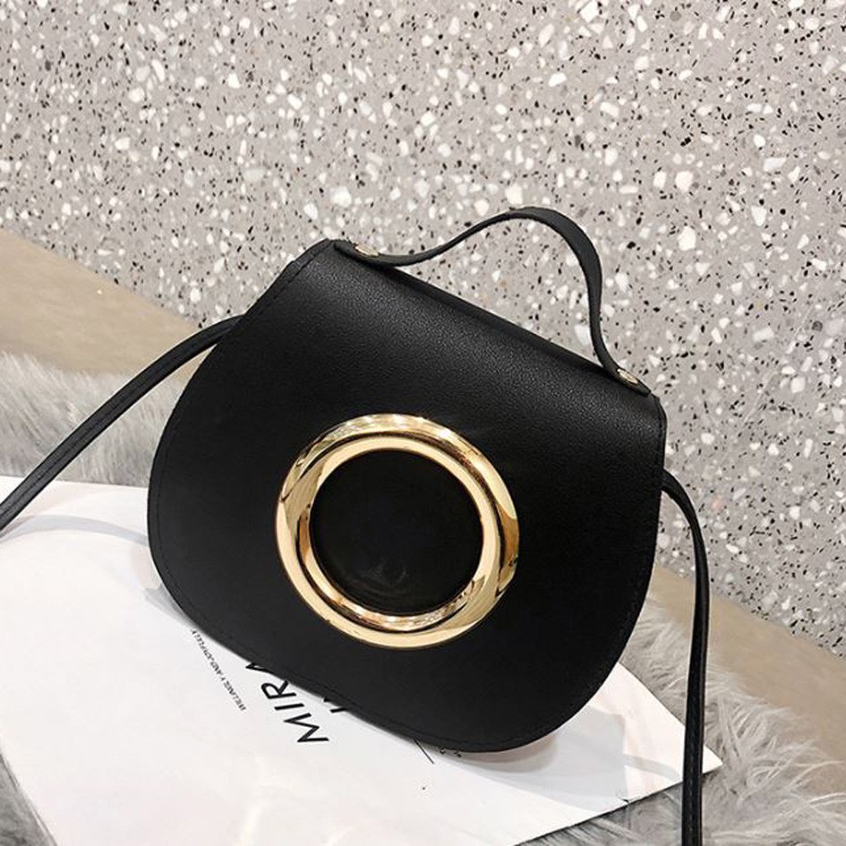 tas selempang mini gold circle shoulder bag (3H4) bta419