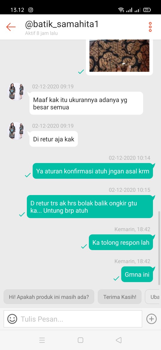 Couple Keluarga Gamis Batik Cardigan Ori Rns Motif Modern