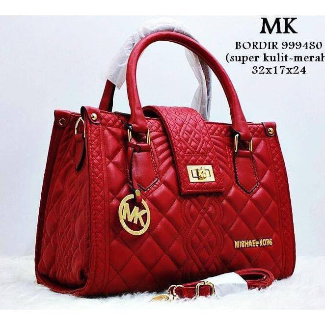 Kxq1 Tas Batam Tas Wanita Tas Import Tas Mk Bordir Tas Pesta Qbb - Hitam 7Qk4