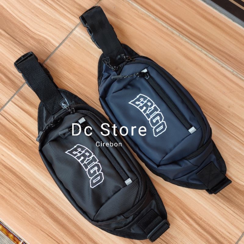 Tas waistbag ERIGO logo Bordir Waterproof 4 Resleting