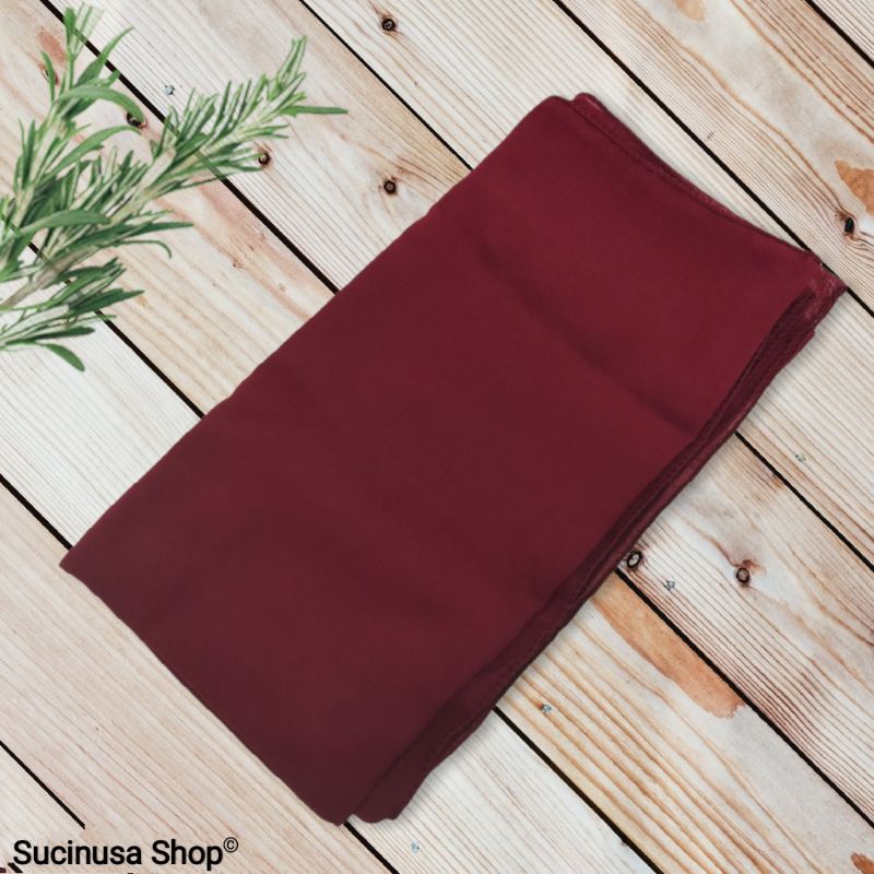 JUAL MURAH,AMANAH Bella Square Dark Maroon/Marun/Merah Ati