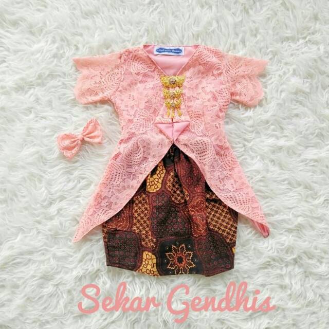 Ethnic Kebaya Anak Sekar Gendhis Kebaya Kutu Baru Anak Kebaya Kartini Baju Kartini Baju Adat Jawa