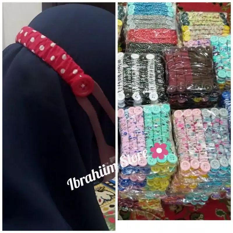 (ISI 12) KONEKTOR MASKER HIJAB 1 LUSIN GROSIR ISI 12 PCS SUDAH PLASTIKAN PERPCS