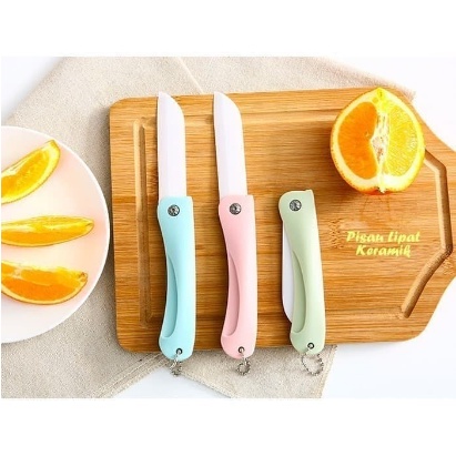 Pisau Lipat Buah Sayur Alat Pemotong Buah Serbaguna Warna Pastel
