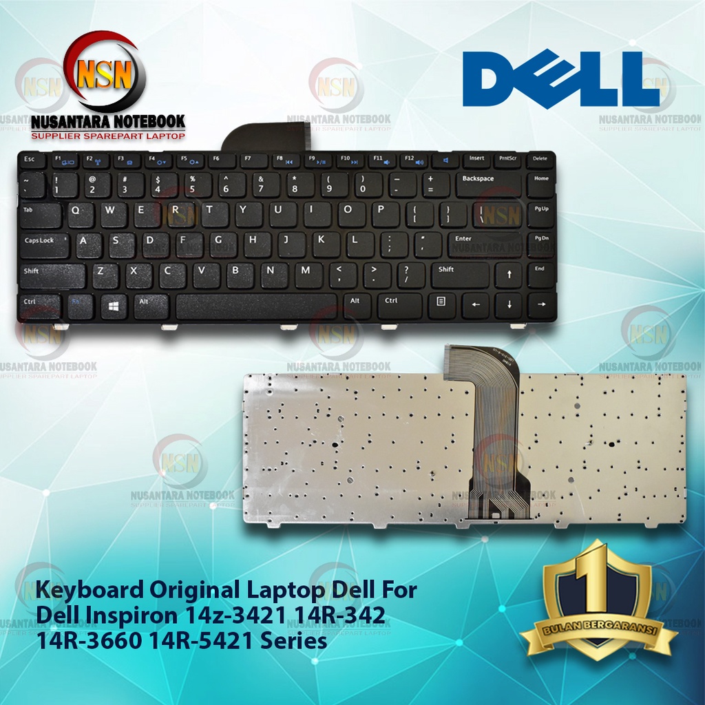 Keyboard Original Laptop Dell Inspiron 14z-3421 14R-342114R-3660 14R-5421 Black Series