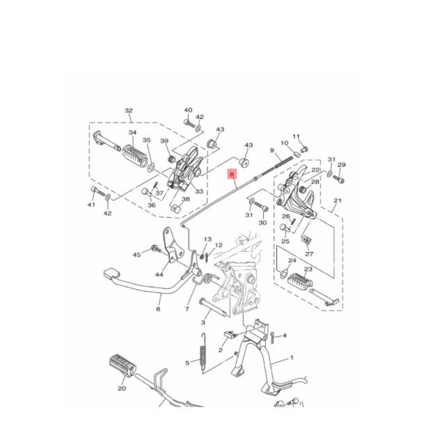 besi rod brake kawat gantar rem jupiter z new 115 robot z1 vega zr rr force fi ori ygp 5d9-f7231-00