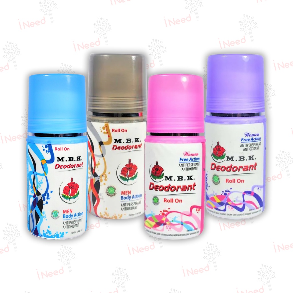 (INEED) MBK Deodorant Roll On Pria dan Wanita 40ml