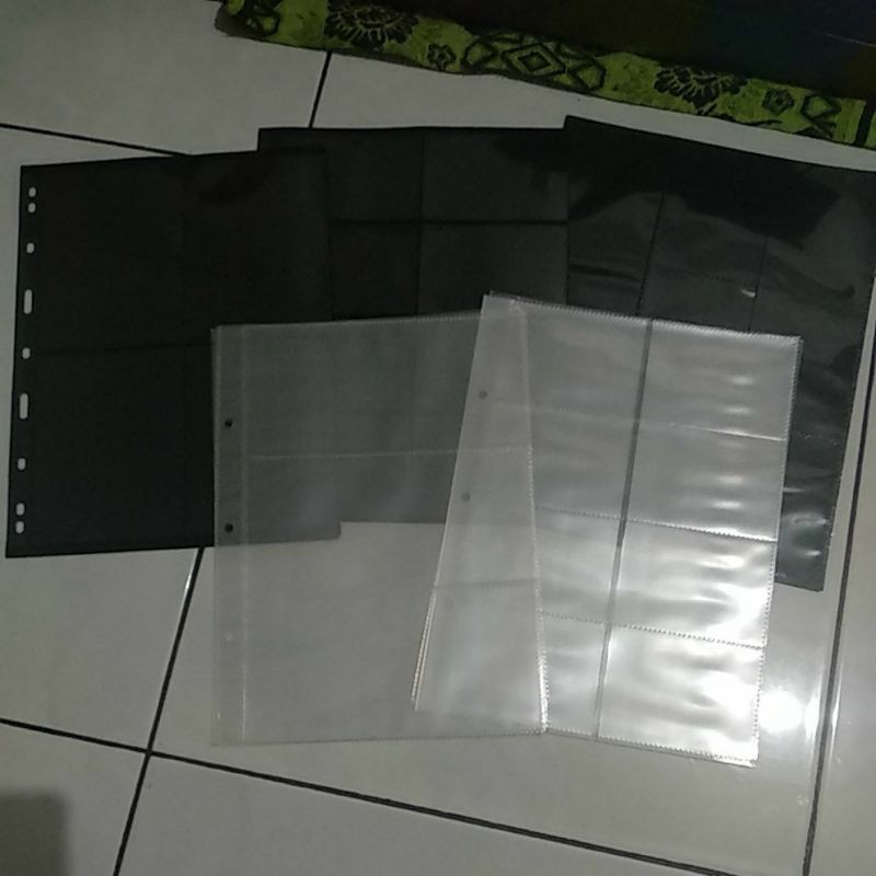 

A4 2sisi binder sleeve 2p / 4p / 6p / 8p / 12p / 16p / 18p