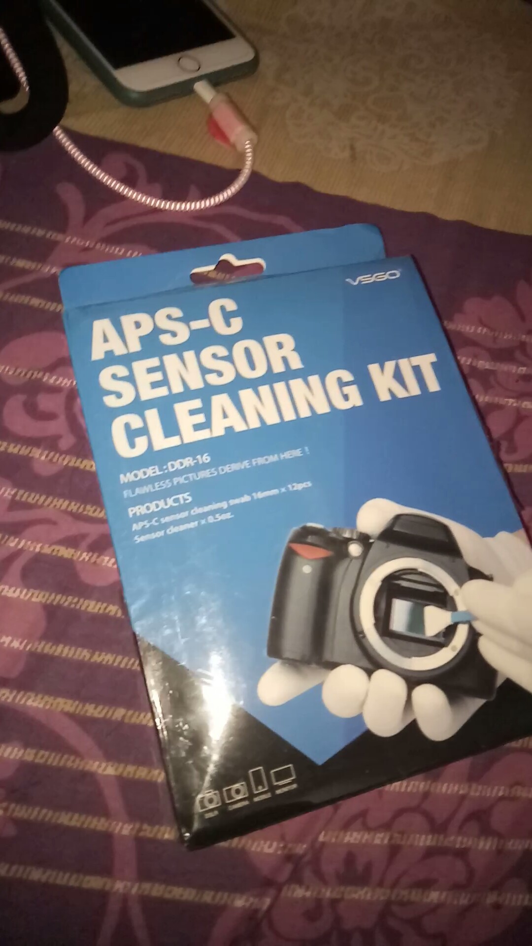 VSGO APSC SENSOR CLEANING KIT Pembersih Sensor Kamera CCD CMOS Shopee