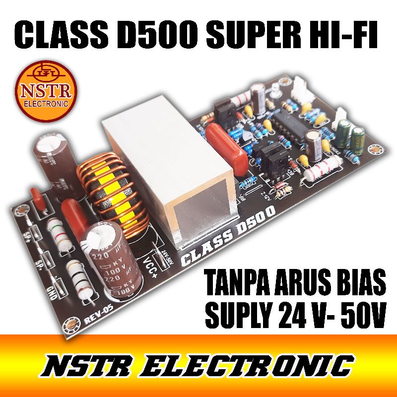 Kit power class D500 Watt Tanpa Arus BIas