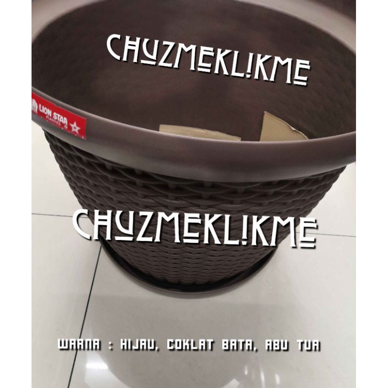 Pot tanaman lion star Rattan No.16/Pot lion star FP-50/Pot rattan lion star no.16