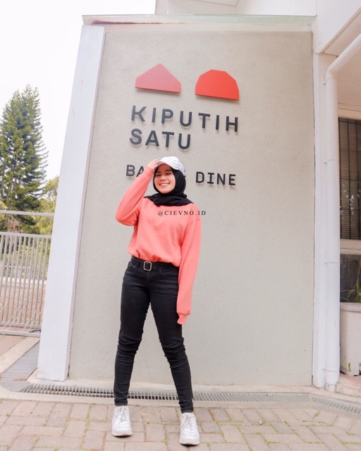 B.SWEATER SALMON POLOS SIZE M - XXXL