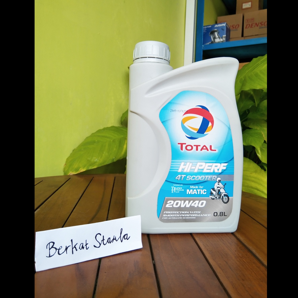 Oli Pelumas Mesin /Oli Pelumas Motor/Oli Total HI Perk 4T Scooter Made for Matic
