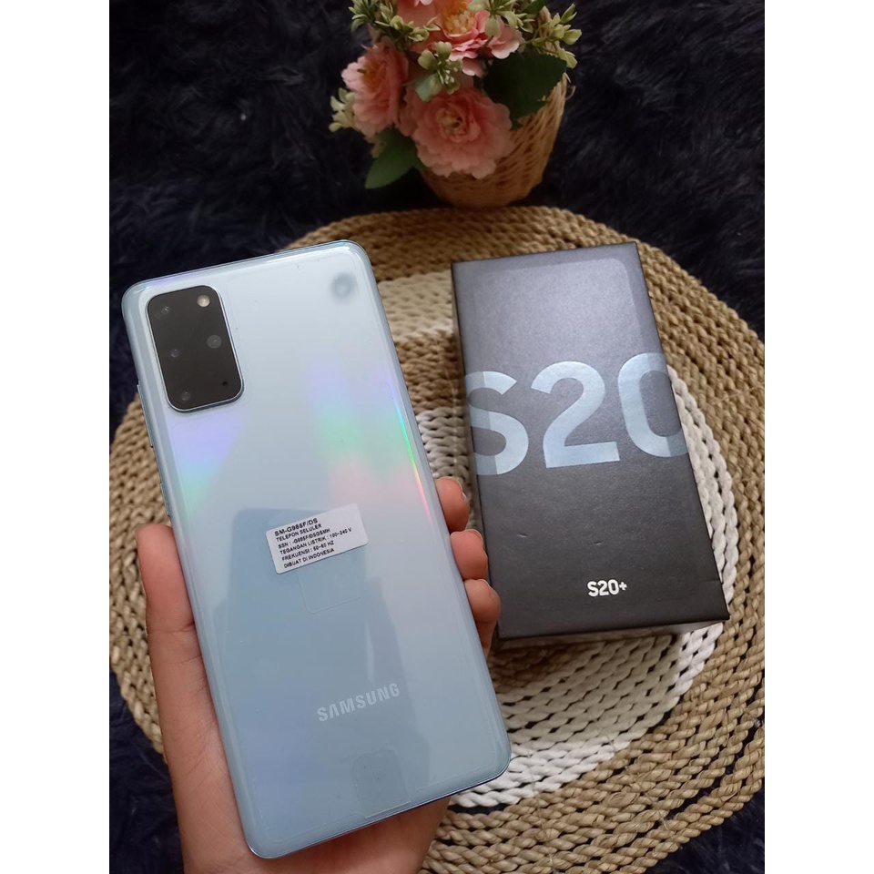 SAMSUNG GALAXY S20+ / S20 Plus SECOND ORIGINAL by SAMSUNG Warna Aura Blue Masih Mulus Banget