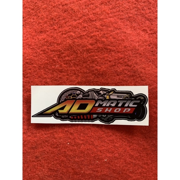 Stiker AD matic shop