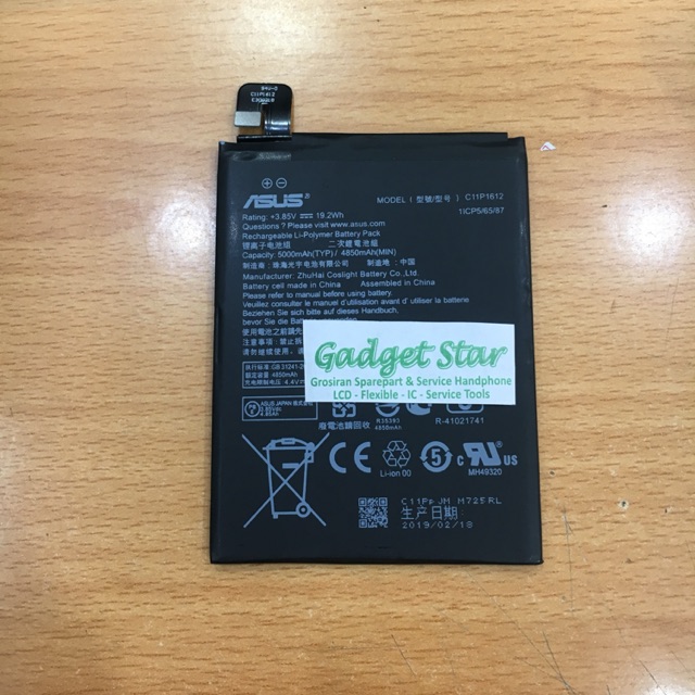 Batre BATERRY BATERAI Ori ZENFONE 3 zoom ze553kl Zoom s