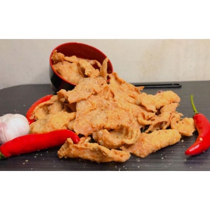 Jual Kerupuk Kulit Ayam Crispy Rasa Pedas Original Keripik Kulit Ayam