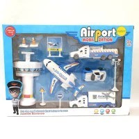 Mainan Airport Set / Airport Mobil Zation