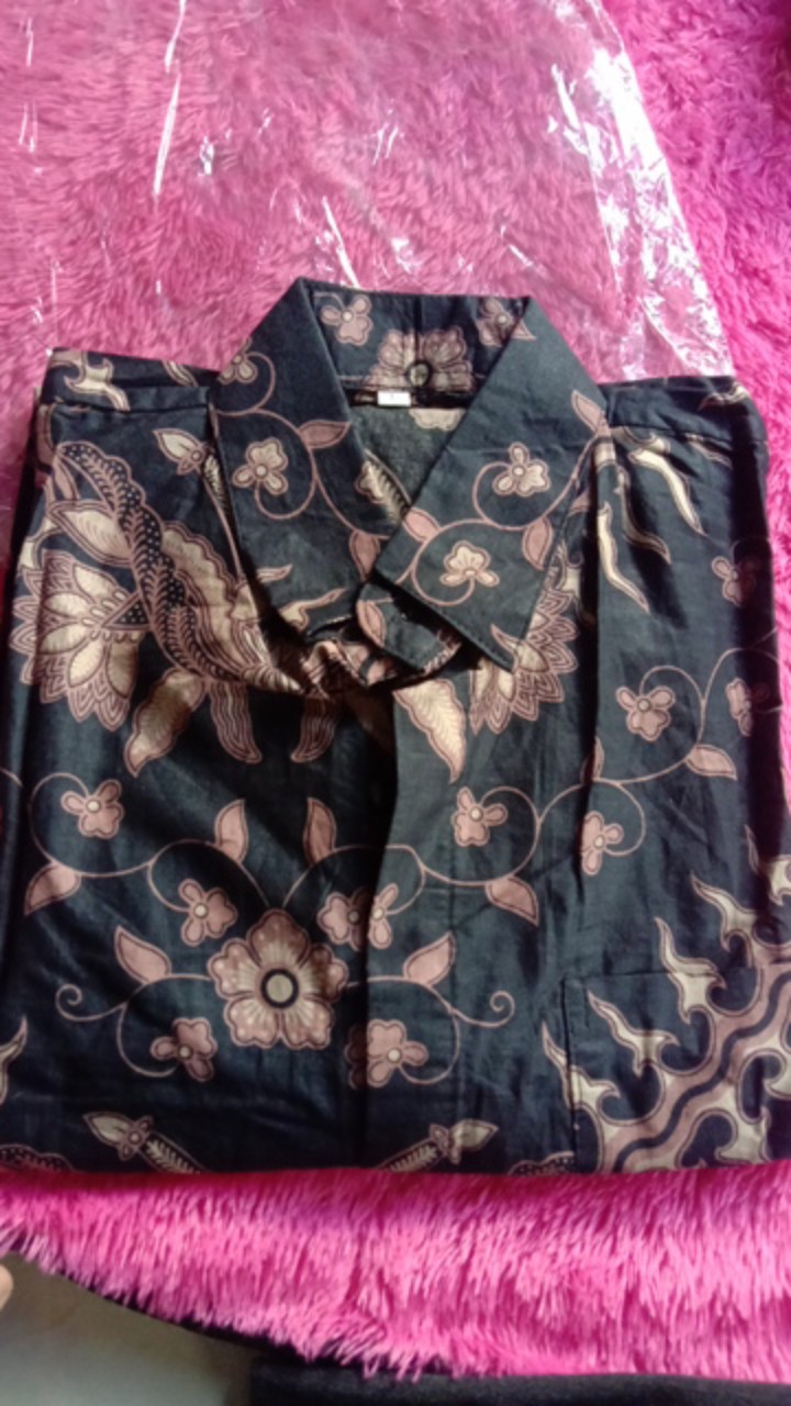 Size M L Xl Xxl Bswart Batik Hrb026 Kenongo Hem Pendek Padi Pekalongan M L Xl Batik Pria Murahl