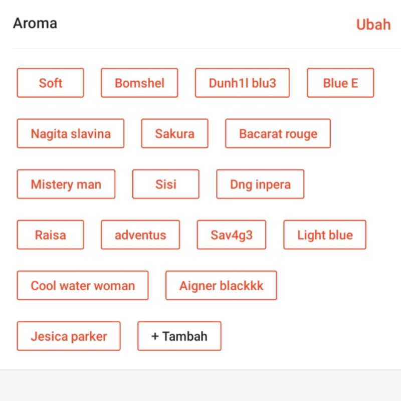 dhifanada parfum refill premium 35 ml al varian