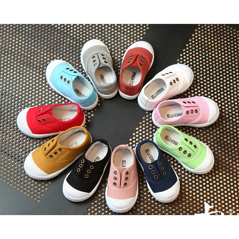 LOGU Sepatu sneakers tanpa tali anak Sepatu vans tanpa LOGU Sepatu sneakers tanpa tali anak Sepatu vans tanpa