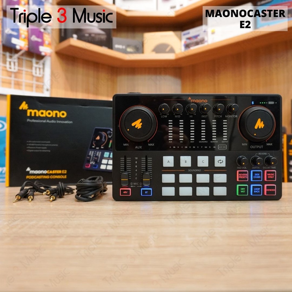 Maono E2 Maonocaster AME2 Soundcard streaming podcast