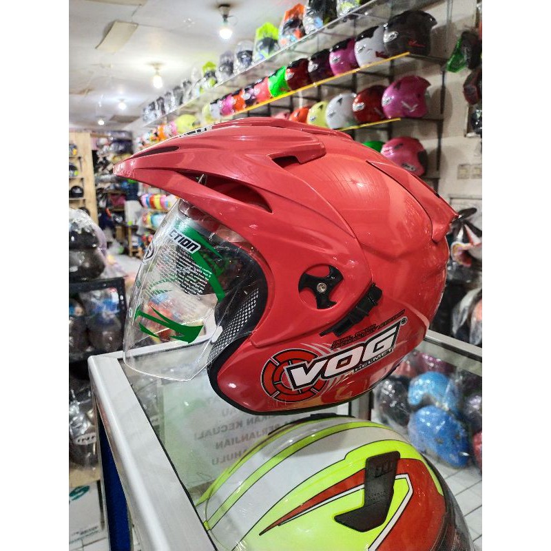 Helm vog navigator magenta double visor
