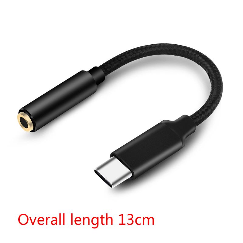 Cre Kabel Adapter USB Tipe C Male Ke 3.5MM Female Aux Untuk HTC