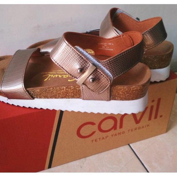 Sandal Wanita Footbed Wanita Carvil Shally