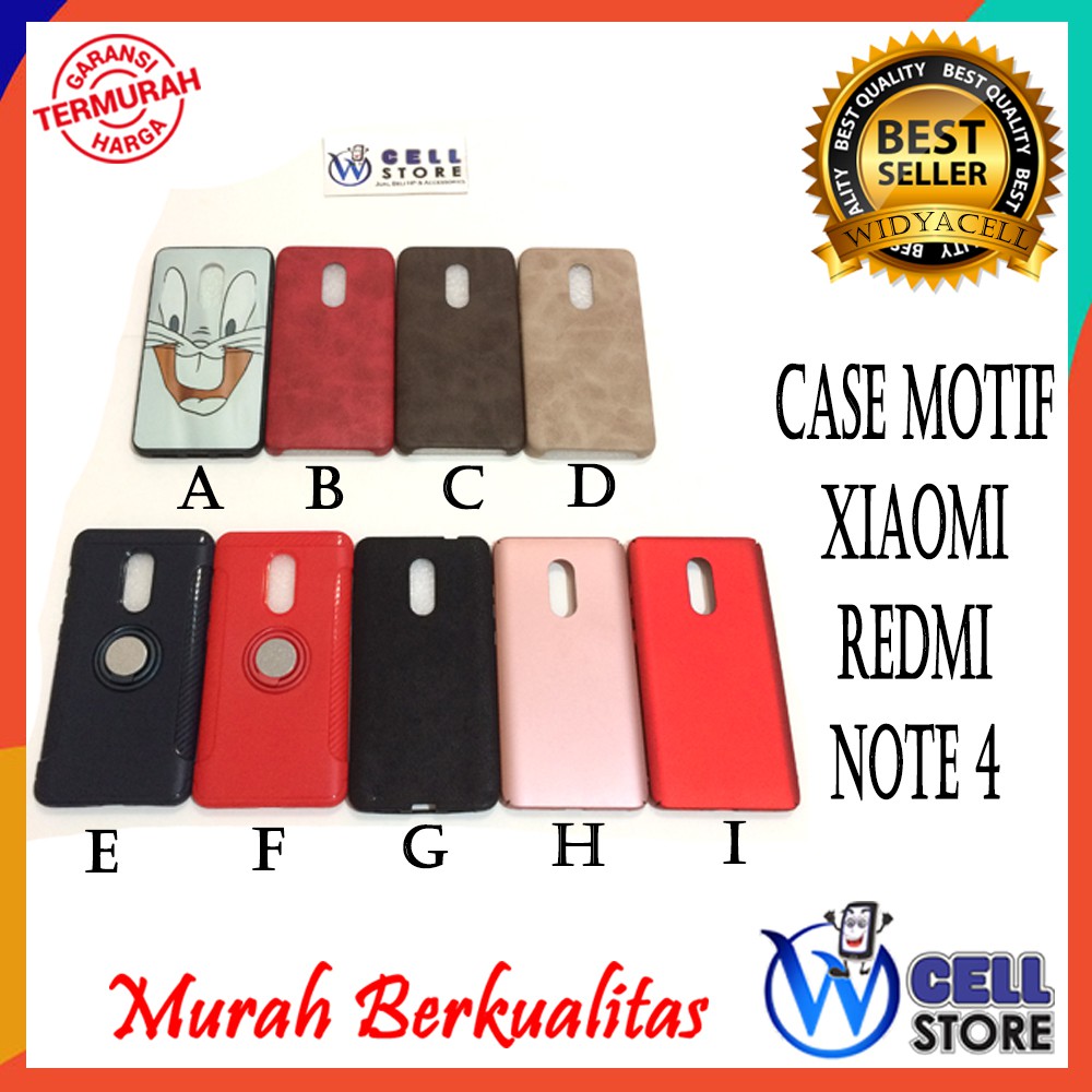 [WCELL] Hard Case / HardCase Motif Xiaomi Redmi Note 4, Note 4x